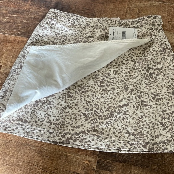 Free People Printed Fake Out Faux Wrap Skirt NWT - Picture 12 of 12